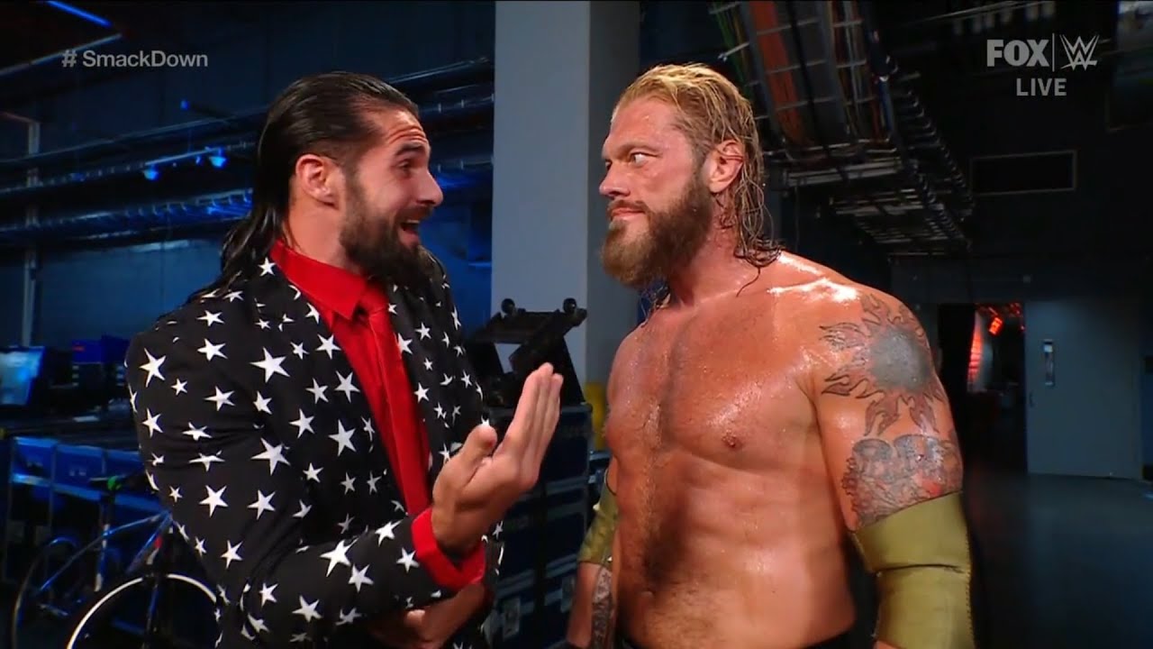Edge Confronts Seth Rollins SmackDown ~ WWE SmackDown Highlights Today ~ Smack Down Highlights Today