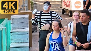 Tom the sensational mime from SeaWorld Orlando 😂🤣 Tom the mime #tomthemime #seaworldmime