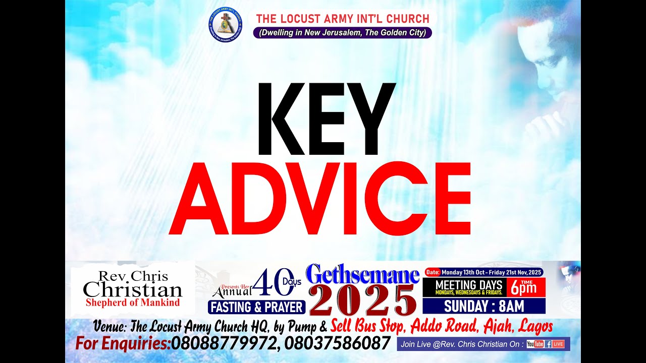 Преподобный Крис Кристиан | КЛЮЧЕВЫЕ СОВЕТЫ | Гефсимания 2025