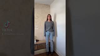 Slit Dark blue denim jeans x Knit Top + Black Leather Boots #bhfyp #beauty #fashion #beautiful screenshot 5