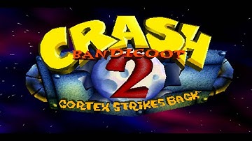 Crash Bandicoot 2: Cortex Strikes Back (PS1) Start Up & Intro HD