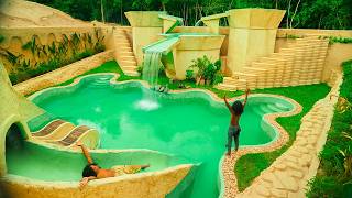 Download lagu I Spent 2 Years Building Billionaire Unique Water Slide into Underground Swimming Pool Luxury Villa