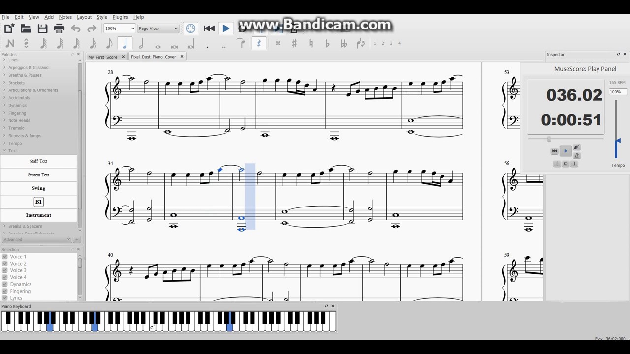 Watch Pixel Dust Arranged for Piano (in MuseScore) on YouTube Watch Pixel Dust Arranged for Piano (in MuseScore) on YouTube