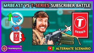 What if MrBeast vs. T-Series ACTUALLY HAPPENED? (Race to 300M Subs!) - TRAINAlytics x @MrRextaYT
