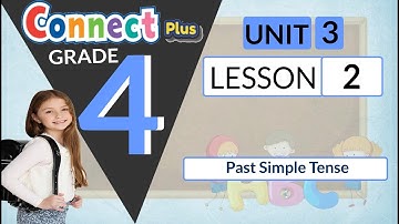 connect plus primary 4 U 3 L 2 (Past Simple Tense) كونكت بلس رابعة ابتدائي الوحدة الثالثة  الدرس 2