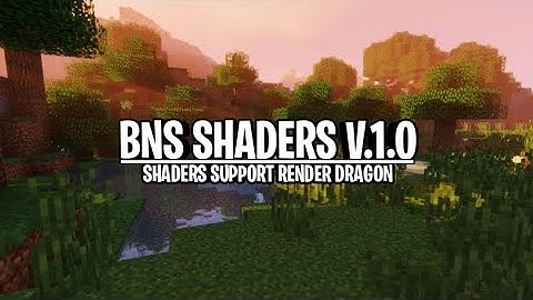 TOP 1 SHADERS RENDER DRAGON, RINGAN NO LAG SUPPORT HP LOW END | MCPE 1.19