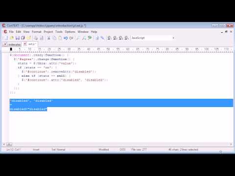 jQuery Tutorial - 59 - removeAttr - YouTube