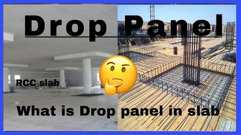 Flat Slab drop panel detail | slab steel structure