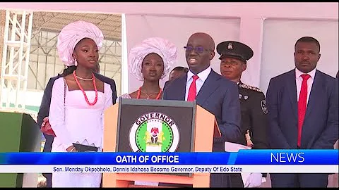 Sen. Monday Okpebholo, Dennis Idahosa Become Governor, Deputy Of Edo State