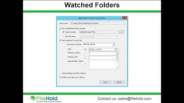 Webinar Wednesday - Watched Folders