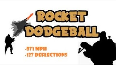 Tf2 - Dodgeball - 4 players vs. BOT - 871 mph with 127 deflections