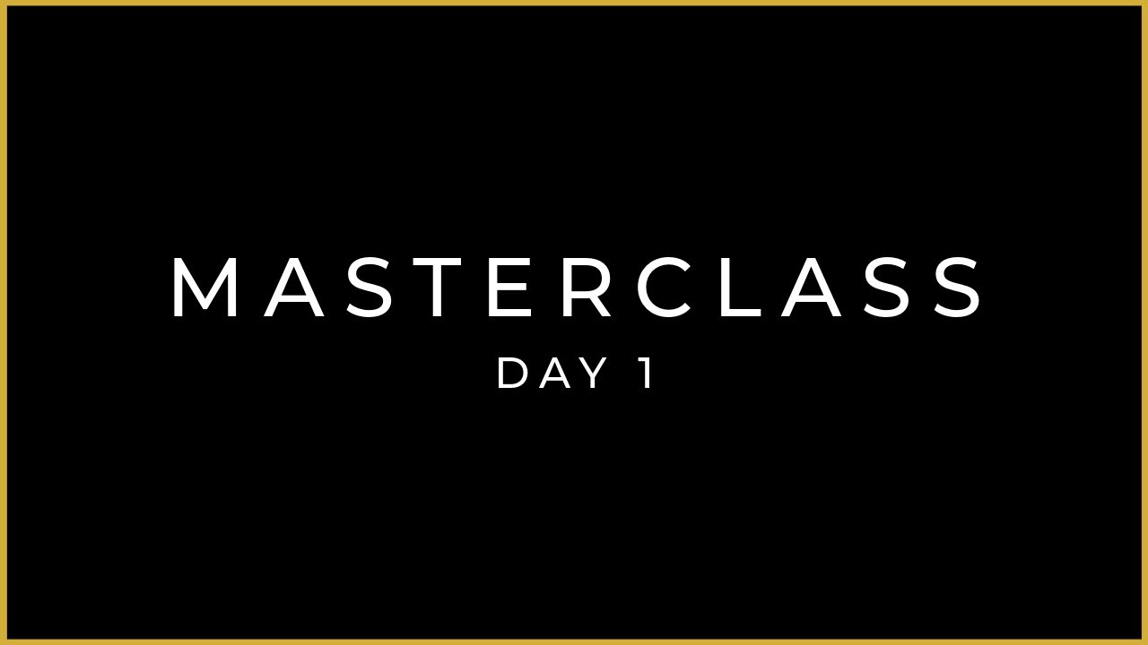 Scene Study Masterclass - October 2025- Day 1