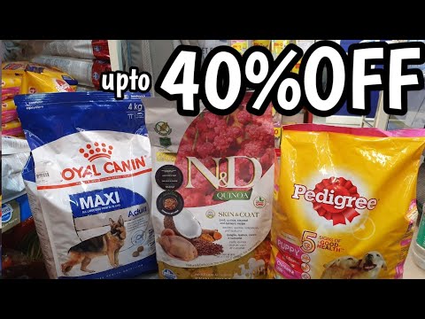 40% off on pet food and accessories | Pedigree, royal canal, N&D Dog food sale | Canine care