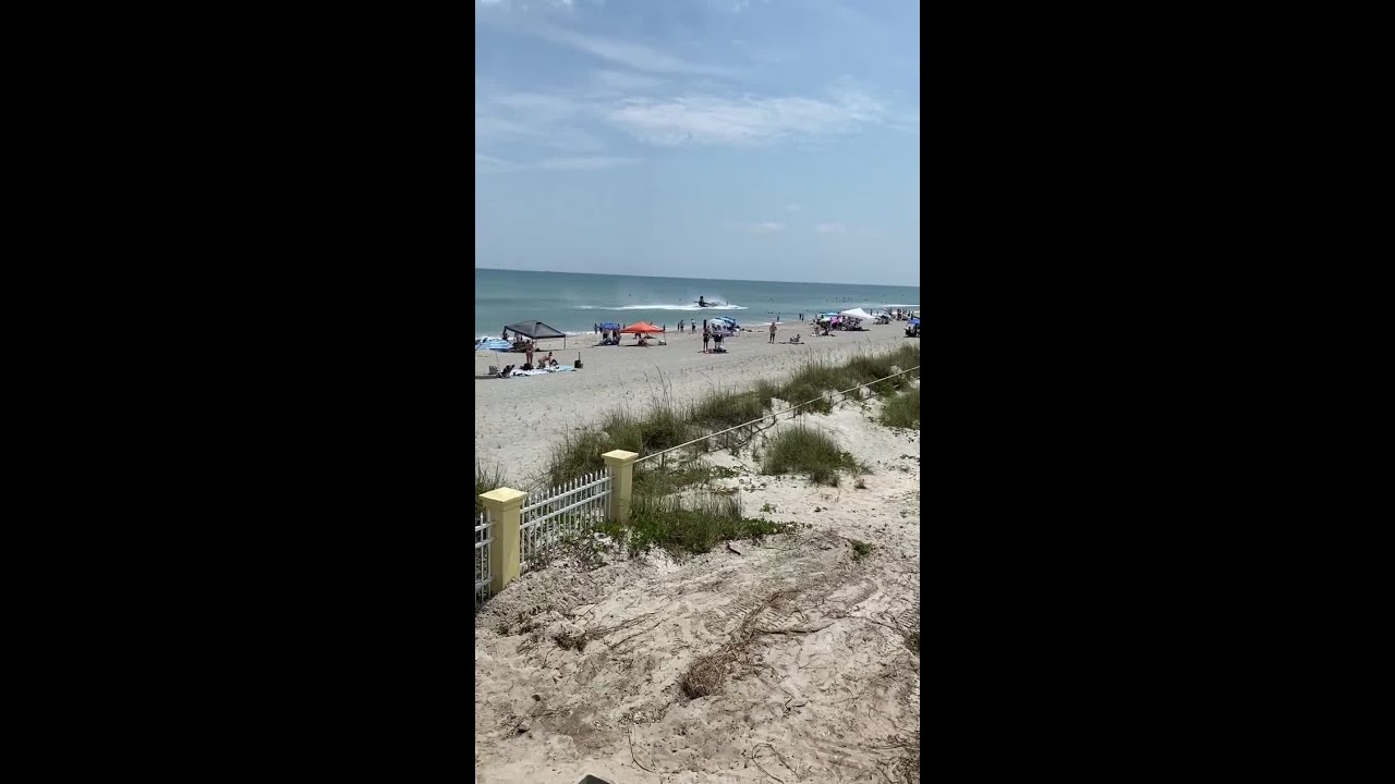 WATCH Plane goes down in ocean during Cocoa Beach Air Show YouTube