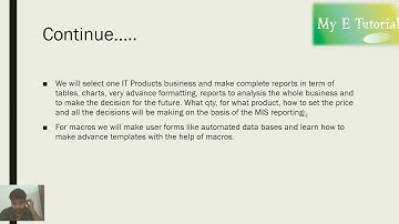 Learn MIS Reporting In MS Excel | Urdu & Hindi - Highly Advance Course