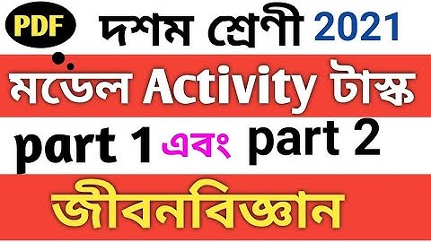 class 10 life science model activity task Part 1