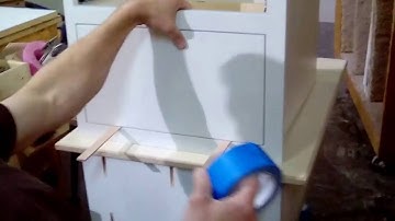 Mounting drawer fronts inset cabinet full extension