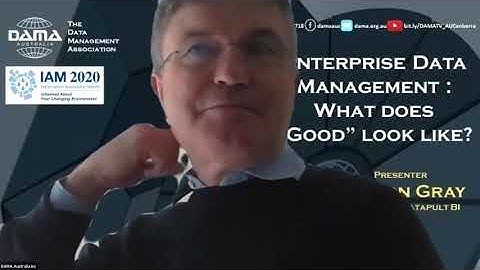 Enterprise Data Management - What does "good" look like