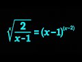 Mind blowing exponential equation