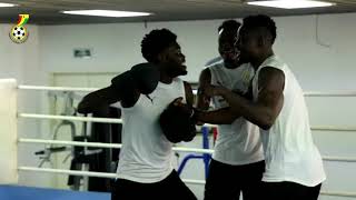 QATAR 2022 WCQ: PARTEY VRS AMARTEY IN THE BOXING RING