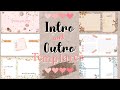Aesthetic Intro with matching Outro Templates Batch 3 | Free |