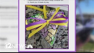 Anonymous Goodyear woman is spreading positivity with a simple gesture