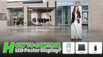 Master Your LED Poster Displays: Easy Control via Computer, Phone, or USB!