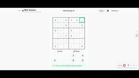 LinkedIn Mini Sudoku Answer Today #94 Unlucky #? #sudoku