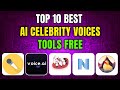 Top 10 Best Celebrity Voice Generator Tools 2025 | AI Voice Cloning Apps