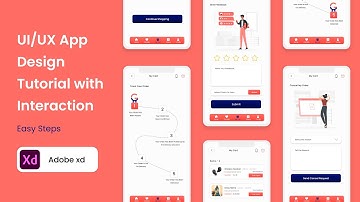 UI/UX App Design Tutorial | Adobe XD | Shopping App | Design + Interaction | Free Tutorial