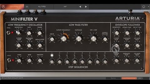 Arturia MiniFilter V - First Look (Pad, Rhodes and Drums Loop)