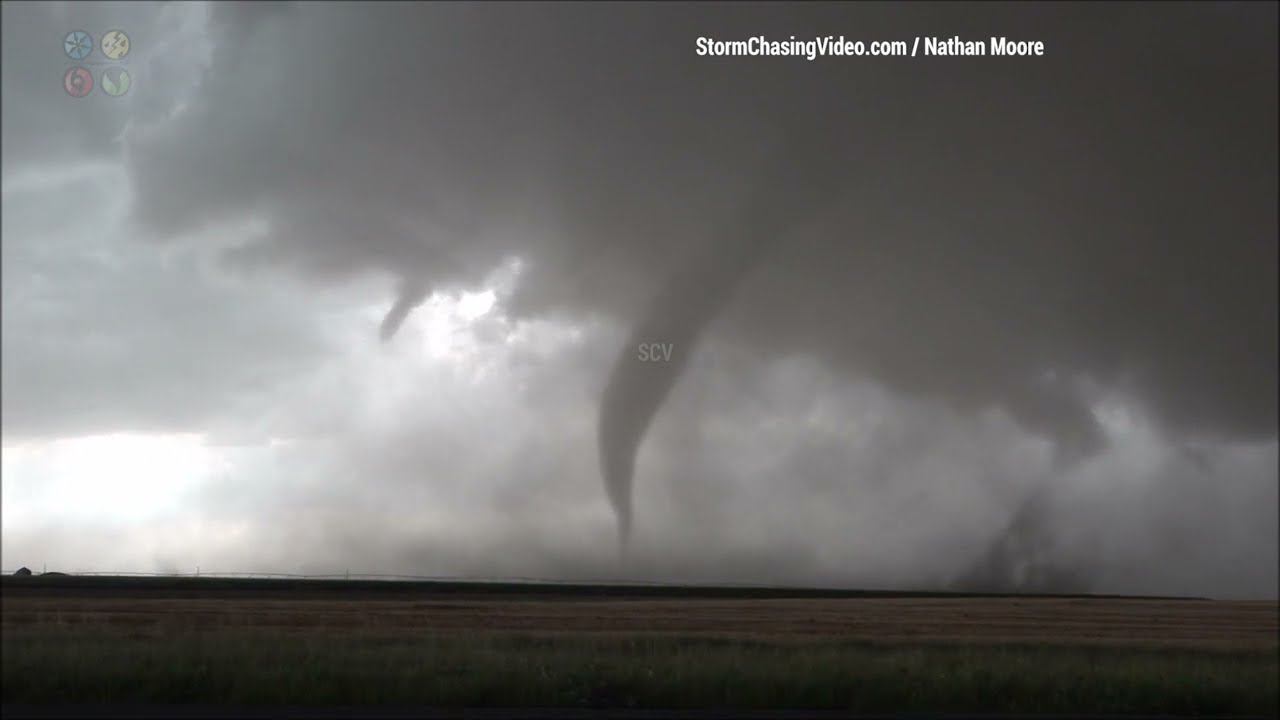 Yuma Colorado, Tornadoes Right In Front Of the Camera - 8/8/2023
