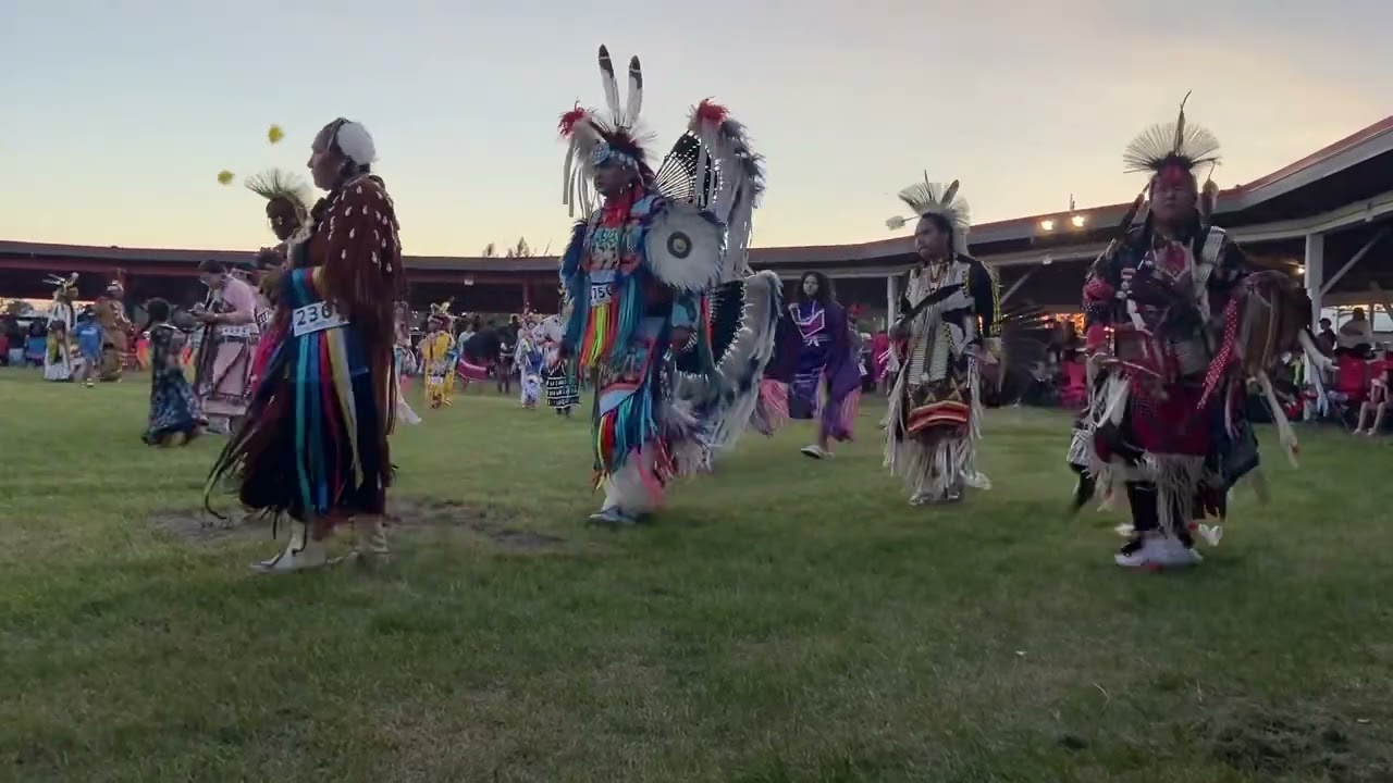 Intertribal dance at Long Plain First Nation pow wow on July 29, 2022