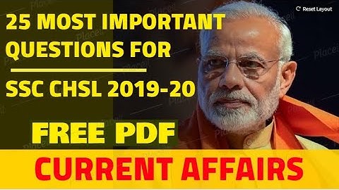 25 Most Important Questions for SSC CHSL 2019-20 | SSC CHSL CGL RRB ALP #currentaffairs #march #gk
