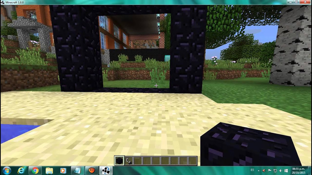 Como Hacer Portal Al Inframundo En Minecraft