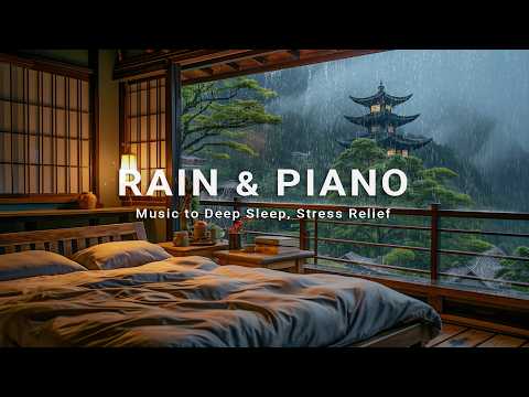 Quiet Night Rain and Piano | Cozy Sleep Music to Unwind After a Long Day and Calm the Mind