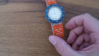 1997 Swatch Scuba Loomi MIDNIGHT BATH SDK911A