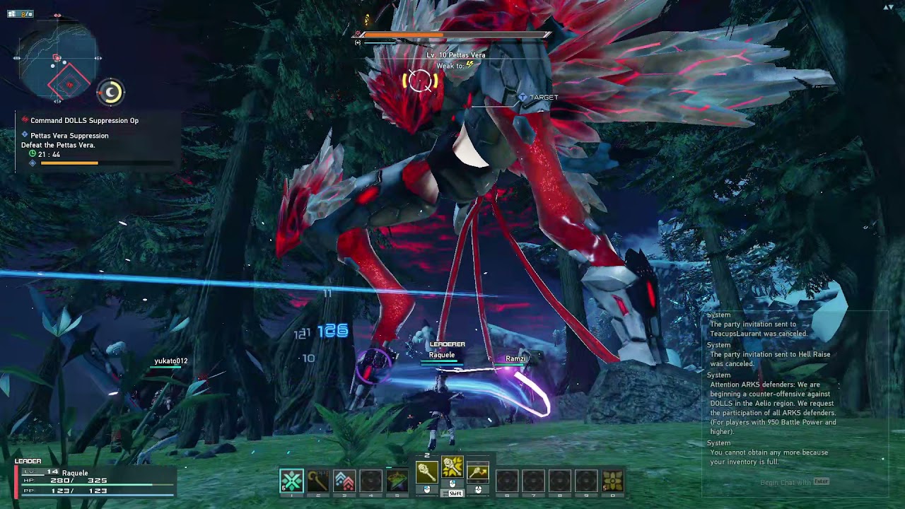 Phantasy Star Onine 2: New Genesis Global Beta - EQ [Te/Fi]