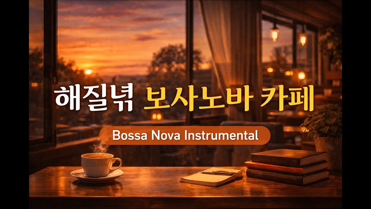 Cafe BGM Mellow Acoustic Bossa Nova   카페에서 듣기 좋은 감미로운 연주곡