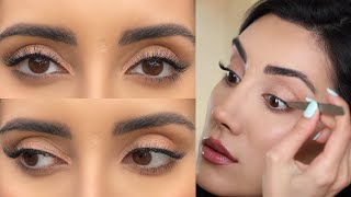 False Lashes In THE MOST Natural Way |طبيعى ترين حالت مژه مصنوعى گذاشتن