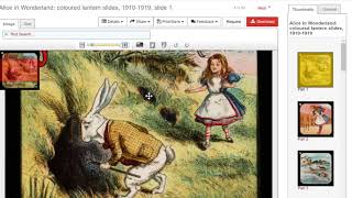 Celebrity Digital Library Basic Search tutorial Profile