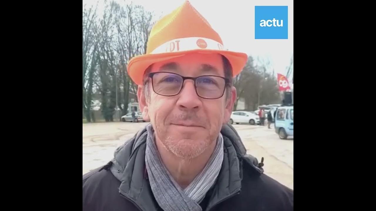 Erik Marchand référent CFDT Dole 25 février 2023 YouTube