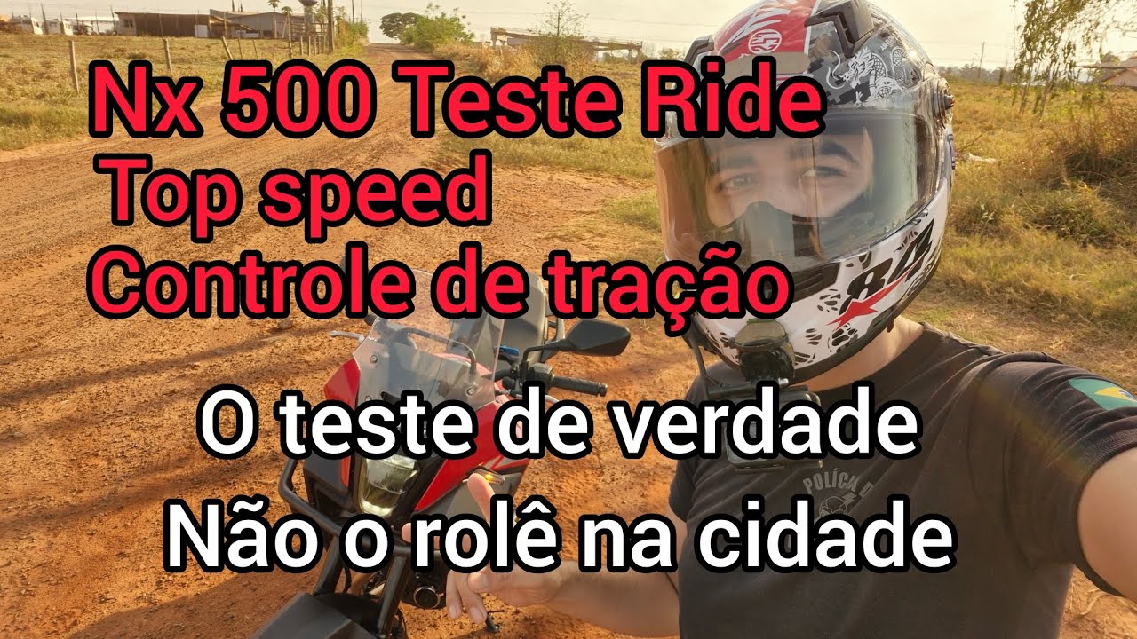 NX 500 O Top speed e Terra (surpreendeu) O mais completo Teste Ride do YouTube 