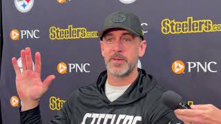 Aaron Rodgers, Steelers, on the biggest joke-tellers in the locker room