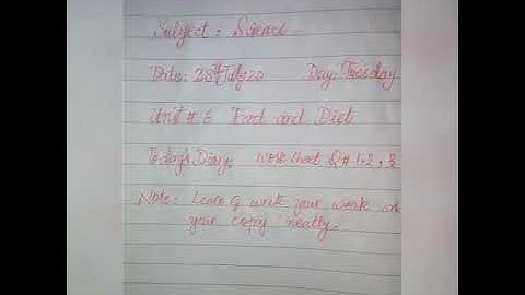 Class 5 (Science) , Unit #6 "Food and diet" (worksheet M.c.Qs + True /False + Fill in the Blanks)