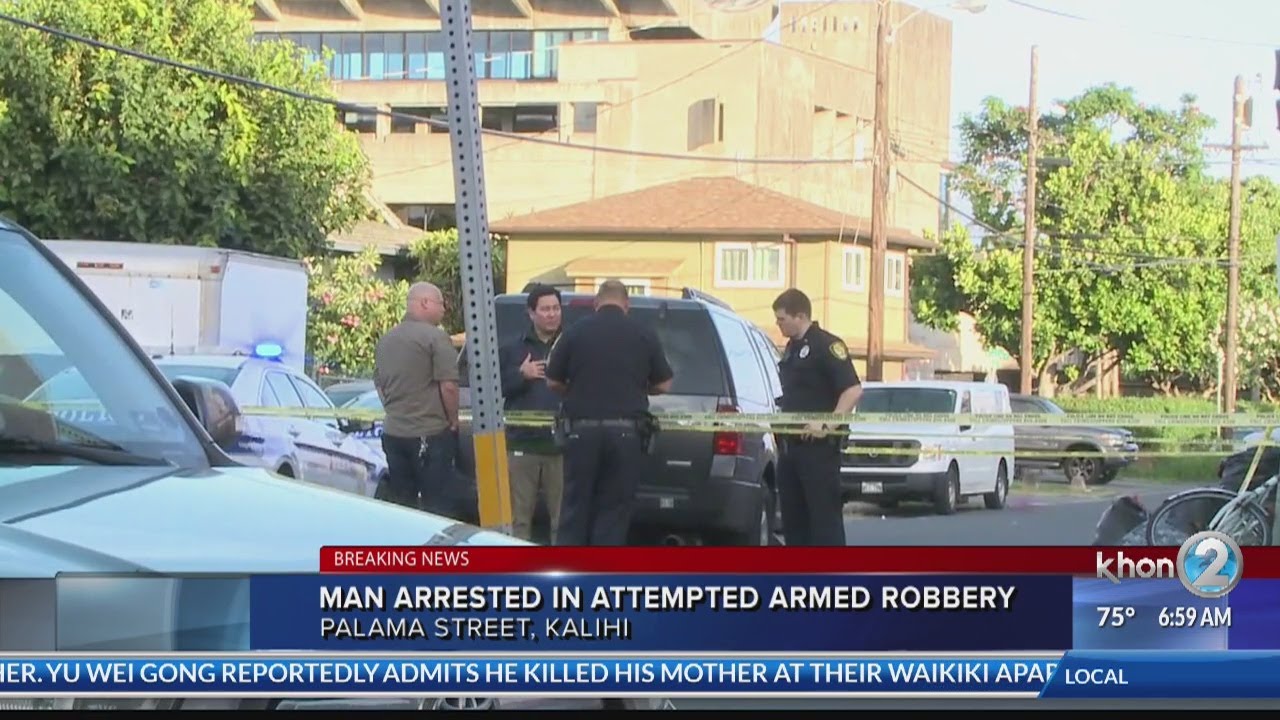 Honolulu police arrest man wanted in connection with attempted armed ...