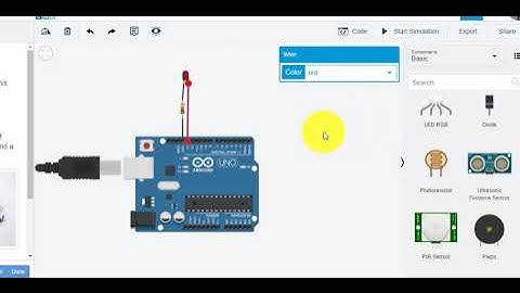 Project #1  | Blinking Of An Led  Using Arduino in #Tinkercad |Urdu Hindi Tutorial