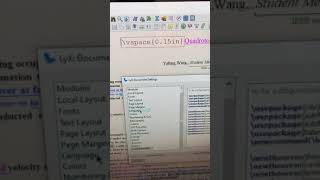 Lyx conference margin