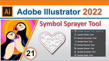 Adobe Illustrator CC 2022 Symbol Sprayer tool and more Tutorial Part No 21 by, Amjad Graphics Design