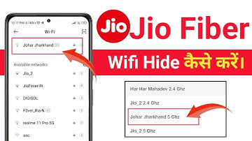 How to hide jio fiber wifi all mobile | jio fiber wifi visibility